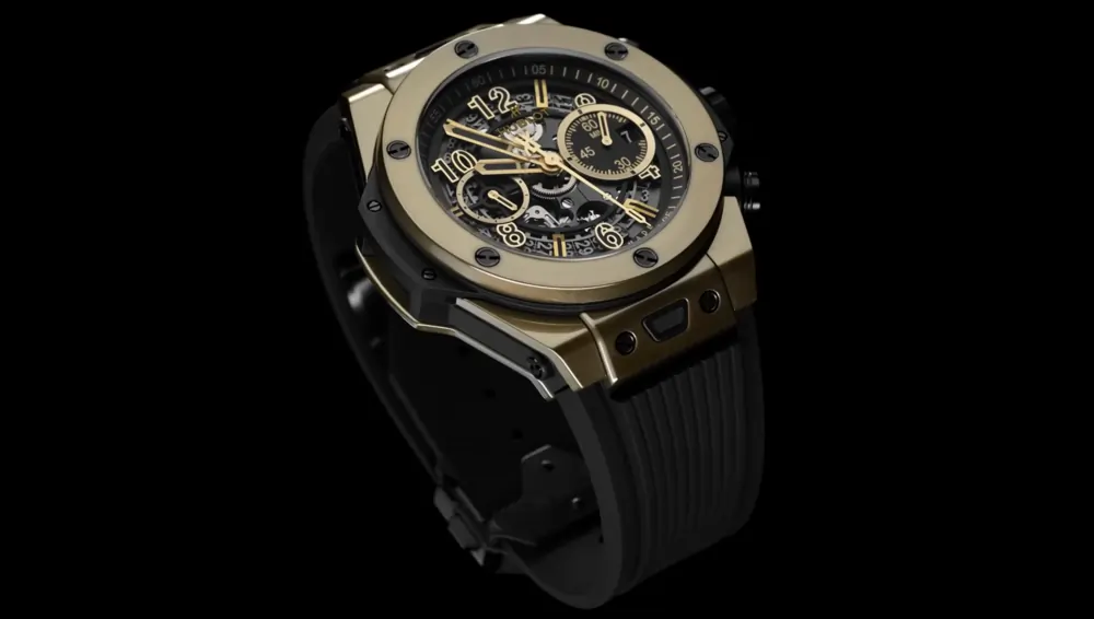 Hublot big clearance bang gold 44mm